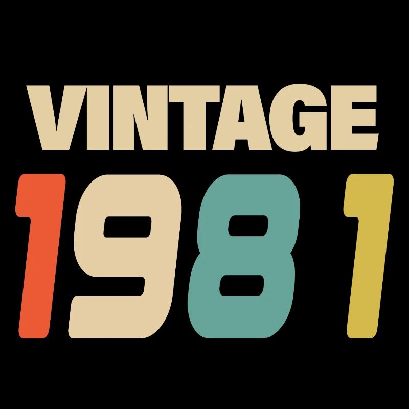 1981 Vintage Retro Classique 1981