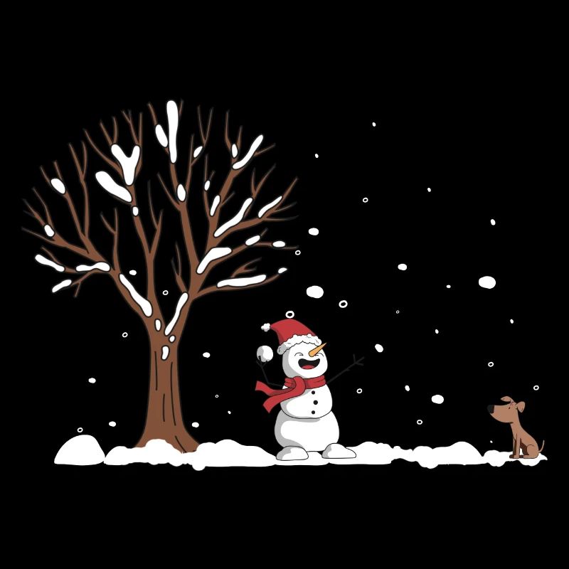 Snowman Illustration Gift