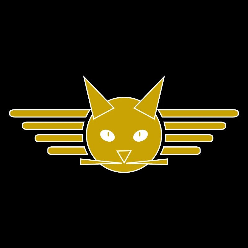 Conception créative de t-shirt Ailes de chat