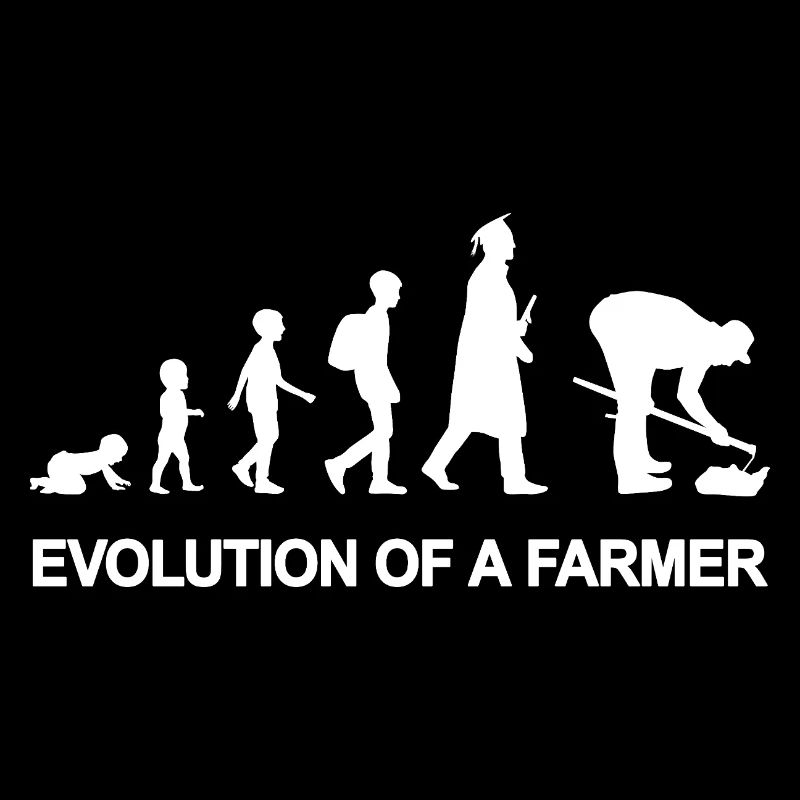 Evolution eines Landwirts