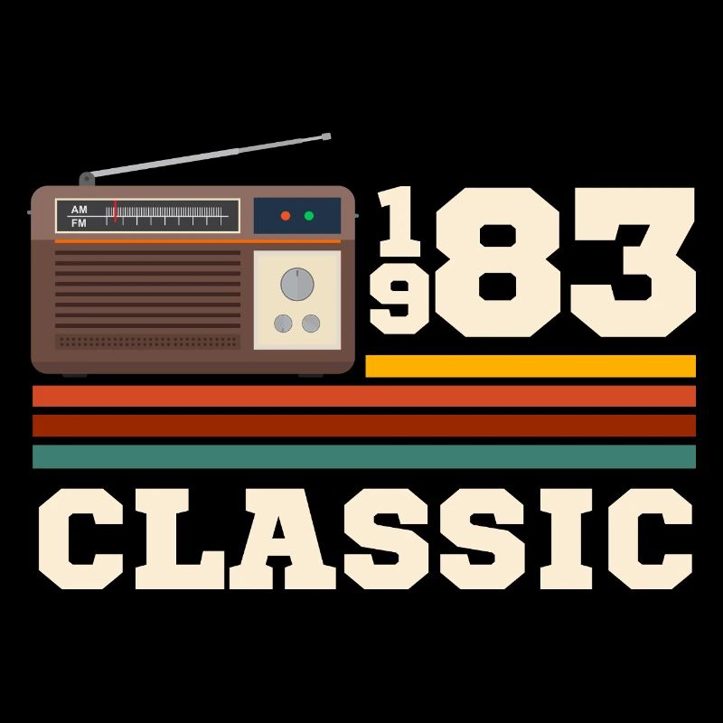 Anniversary 1983 retro classic