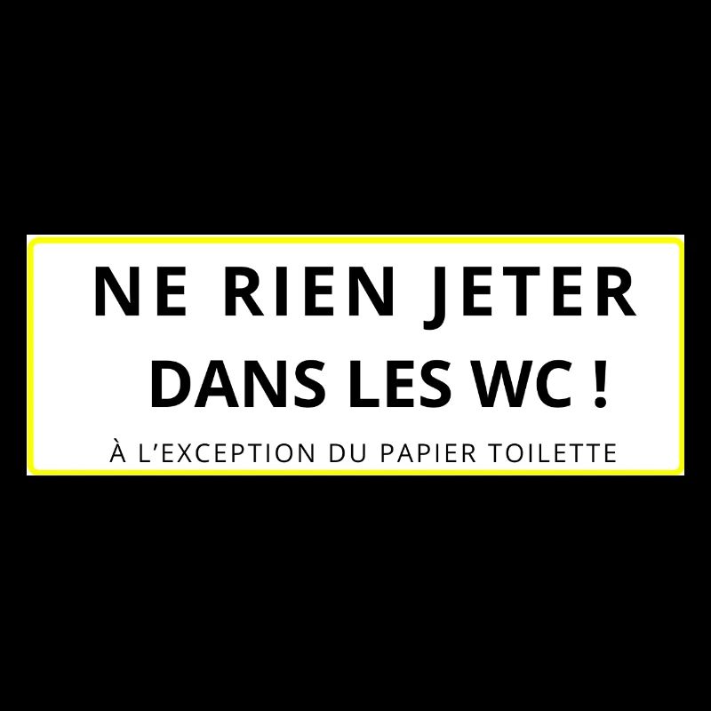Panneau WC Propreté