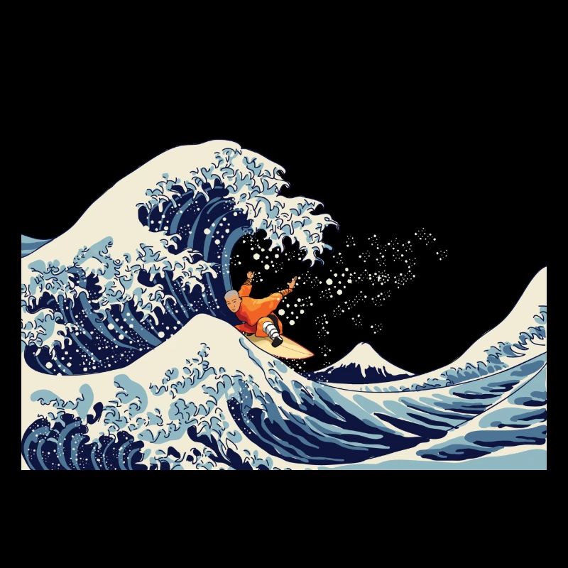 Surfing the great wave