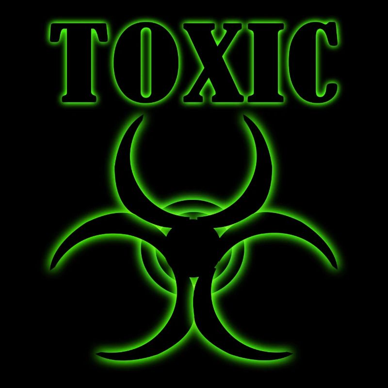 Toxic mit Zeichen