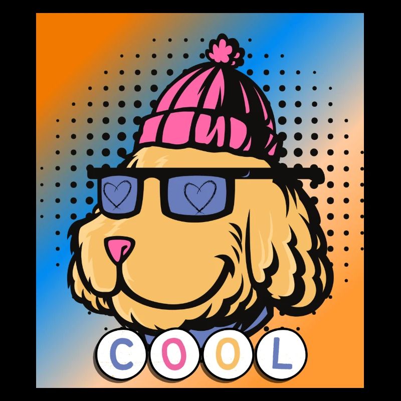 Cooler Hund. Haustiere