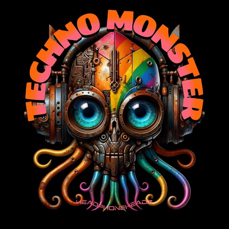 TECHNO MONSTER – Cool Octopussy with Headphones!