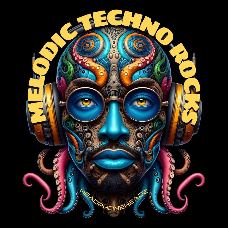 MELODIC TECHNO ROCKS - Cool Dude with Headphones!