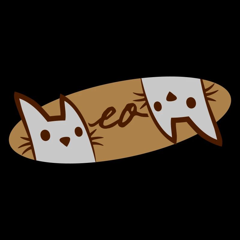 Logo Text Meow Cats