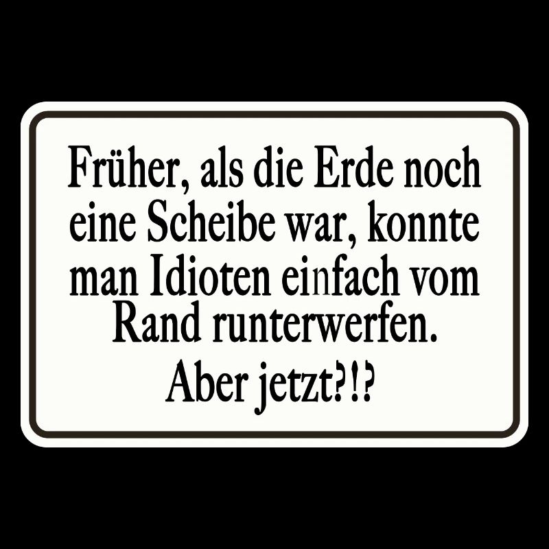 Früher als die Erde noch eine Scheibe war