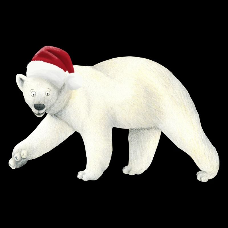 Polar bear at Christmas