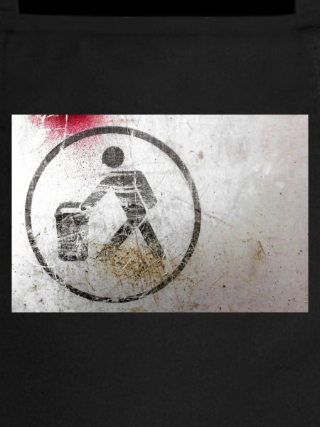 Throwing trash