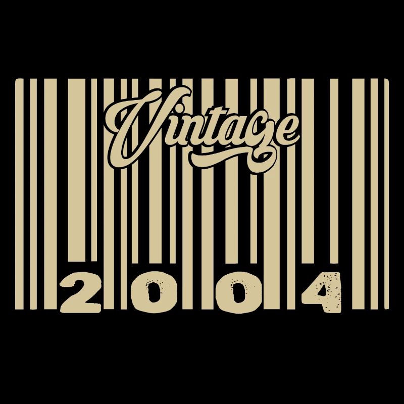 vintage 2004 Code barre 2004: Année 2025.