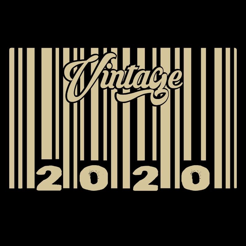 vintage 2020 Code barre 2020: Année 2025.