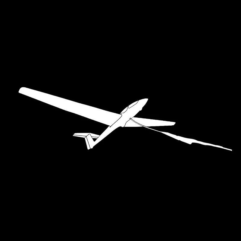 Glider Winch Launch Gliding Pilot Logo