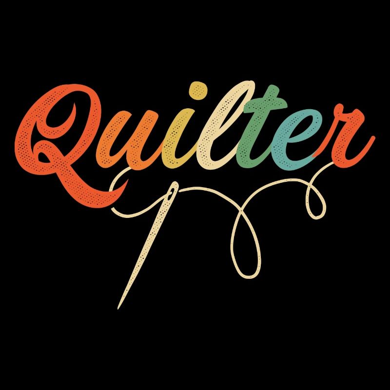 Retro Graphic Knitting Wool Quilting Stitching Sew