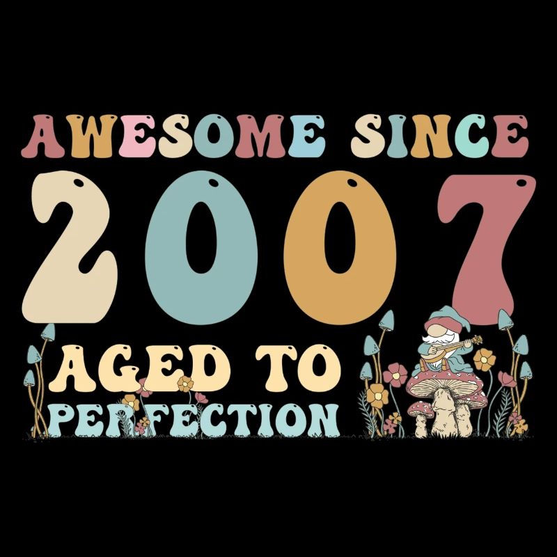 Awesome since 2007 - 16th Birthday - 2023 Groovy