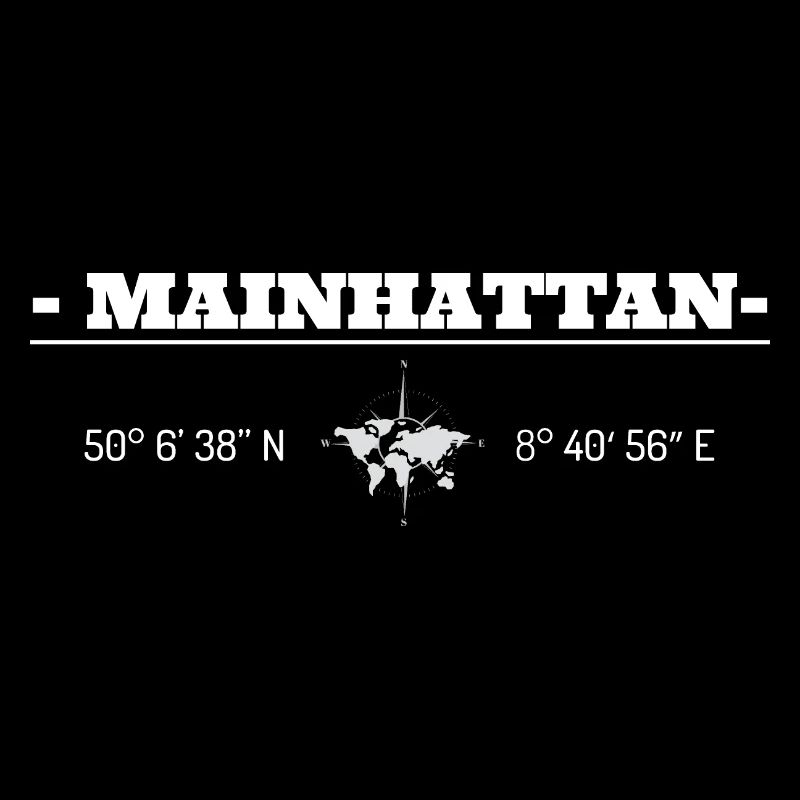 Coordinates Frankfurt am Main Mainhattan