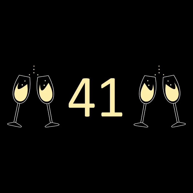 41e anniversaire 41 ans 41 ans 41 ans numéro 41