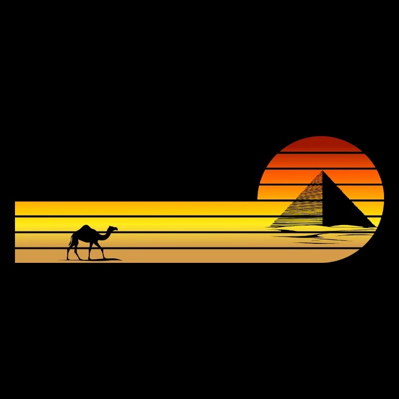 Coucher de soleil en Égypte