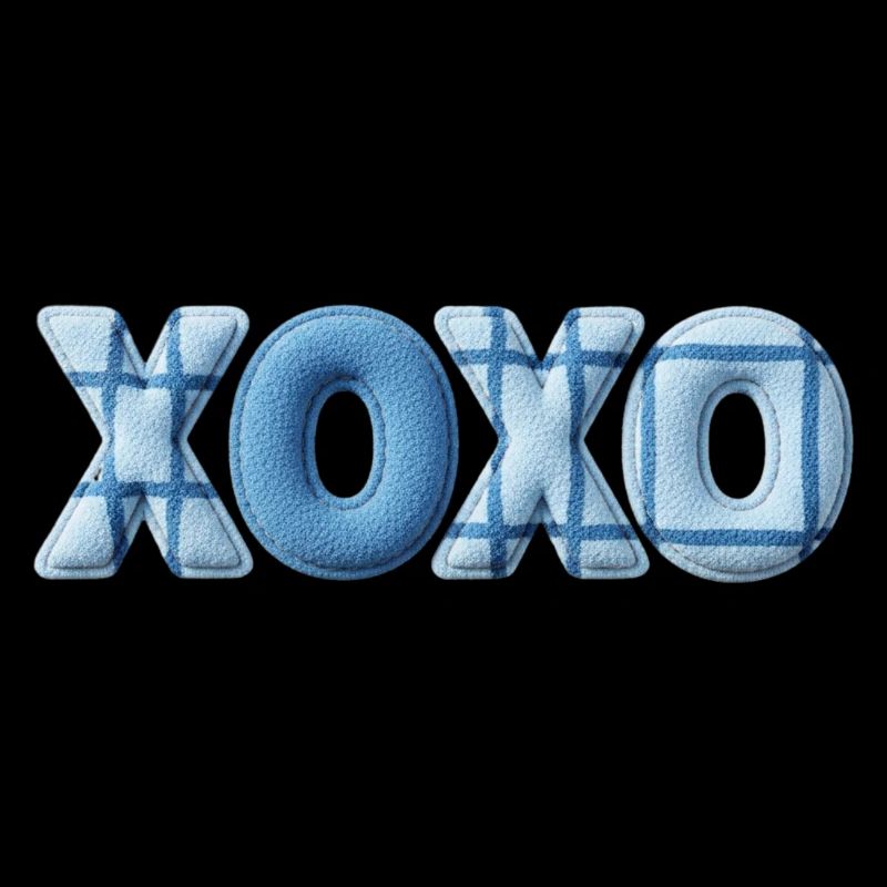 XOXO Patchwork Look mit Stoff Optik