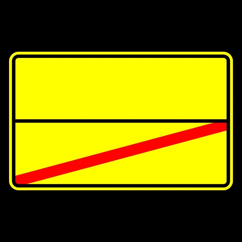 Panneau de signalisation modèle