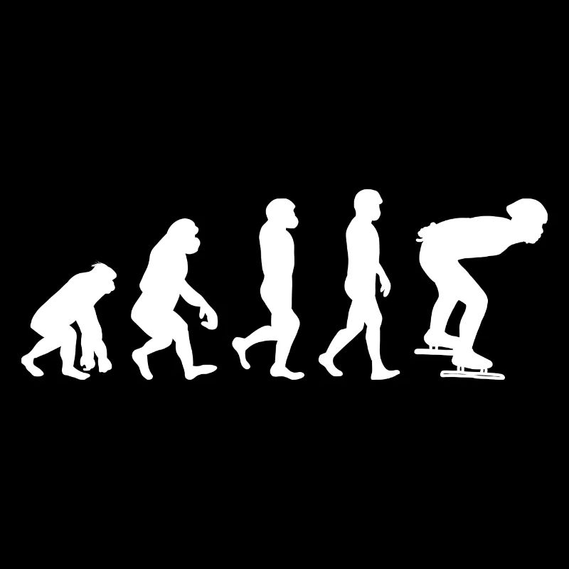 Patinage de vitesse Patineur sur glace Skate Race Evolution