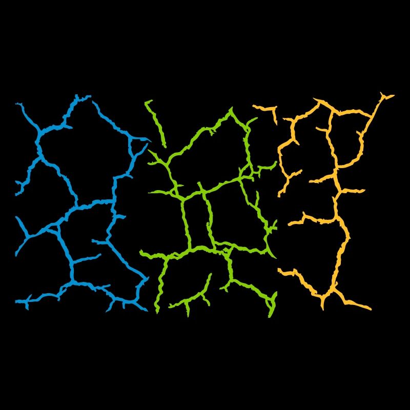 Boden Risse Muster Bunt