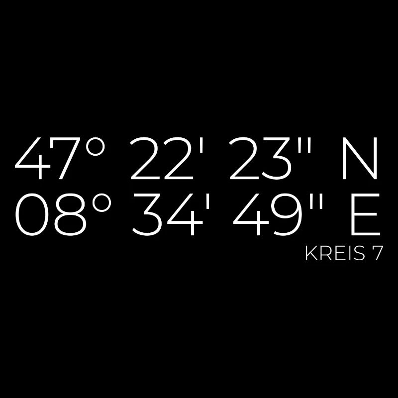 Coordinates District 7 Zurich