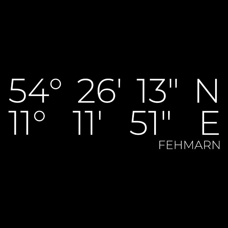 Coordinates Fehmarn