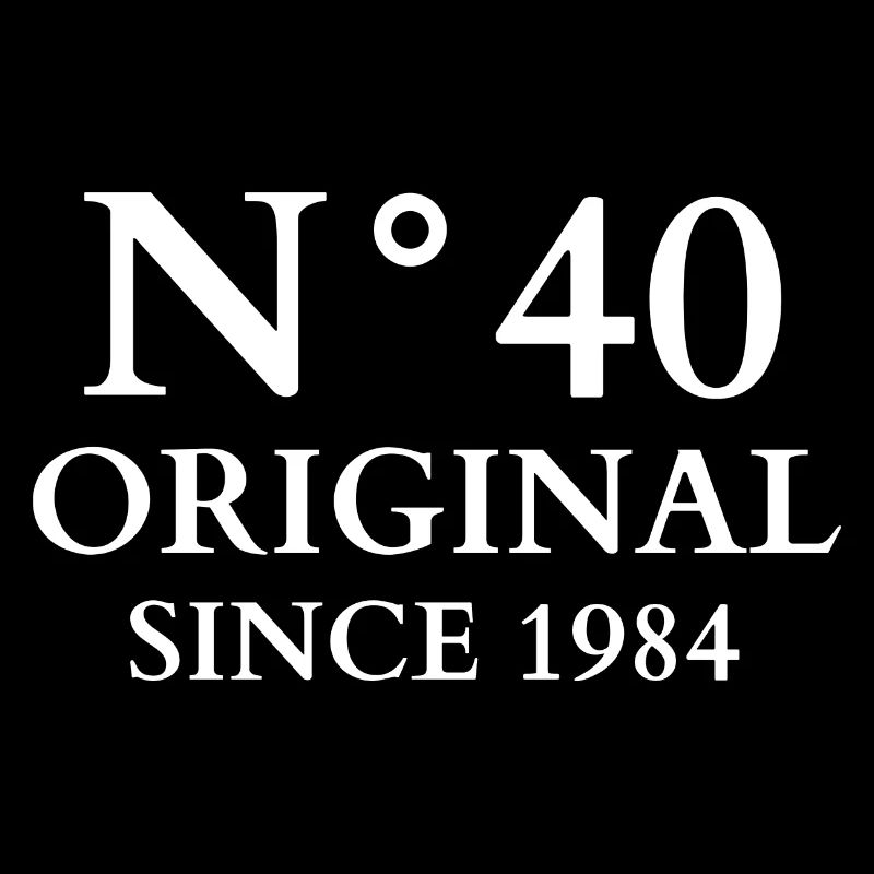 N°40 Original seit 1984 Geschenk zur 50. Geburtstagsfeier