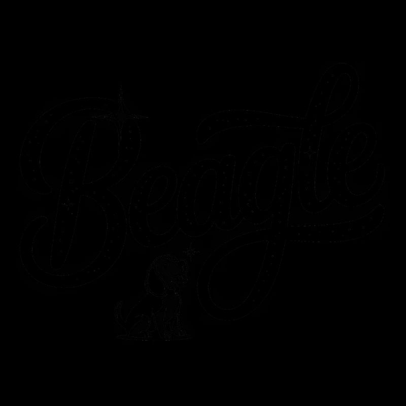 Beagle - Logo d’animal de compagnie cool