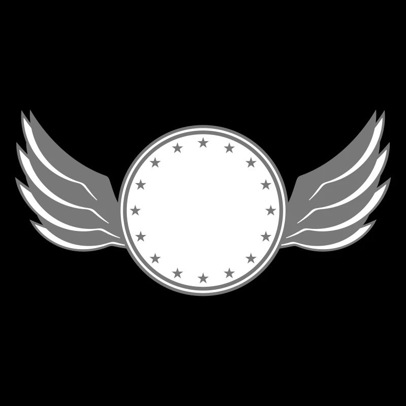 star circle frame round wing ring shield shield