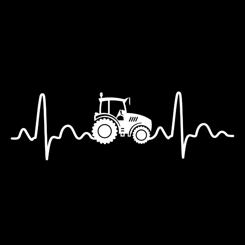 Heartbeat Farmer Farmer Tractor