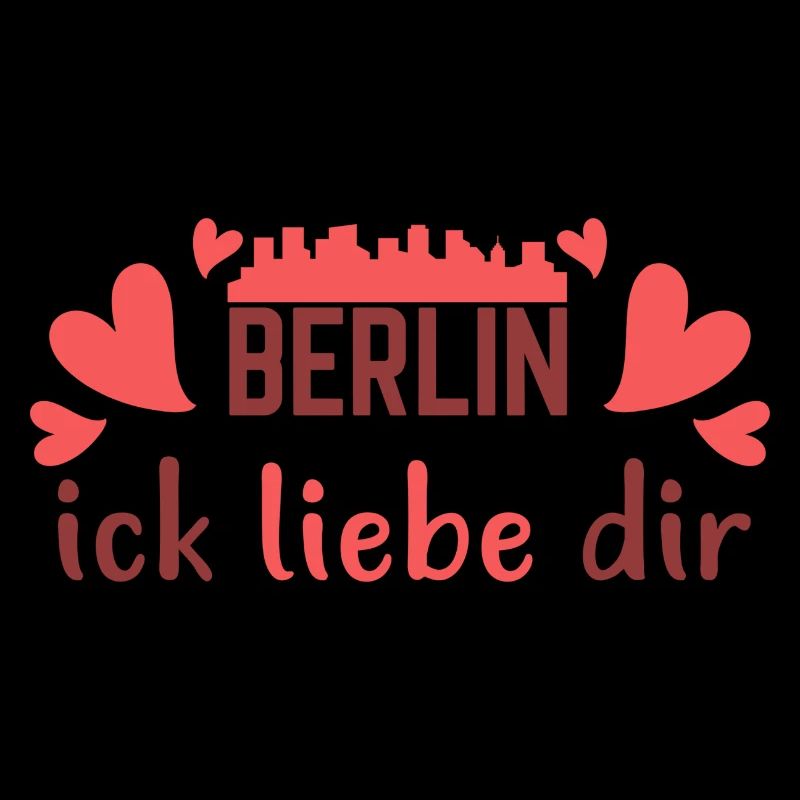 Berlin Ick Liebe Dir Berliner Schriftzug Spruch