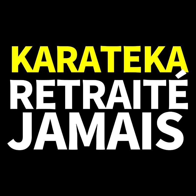 Karateka im Ruhestand - Karate Geschenkidee