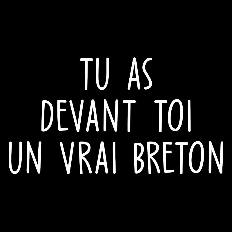 tu as devant toi un vrai breton / cadeau breton