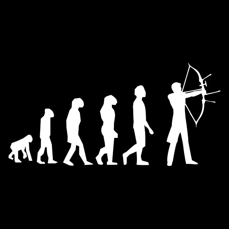 Evolution des Bogenschießens