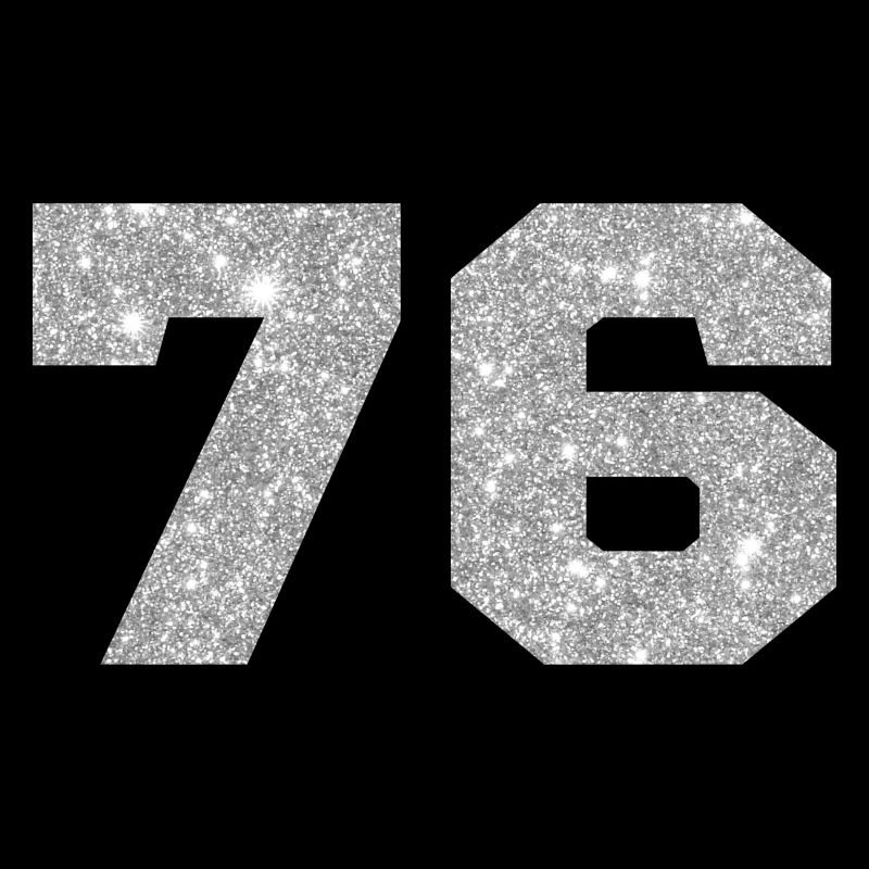 76 Silver Glitter - 76th Anniversary