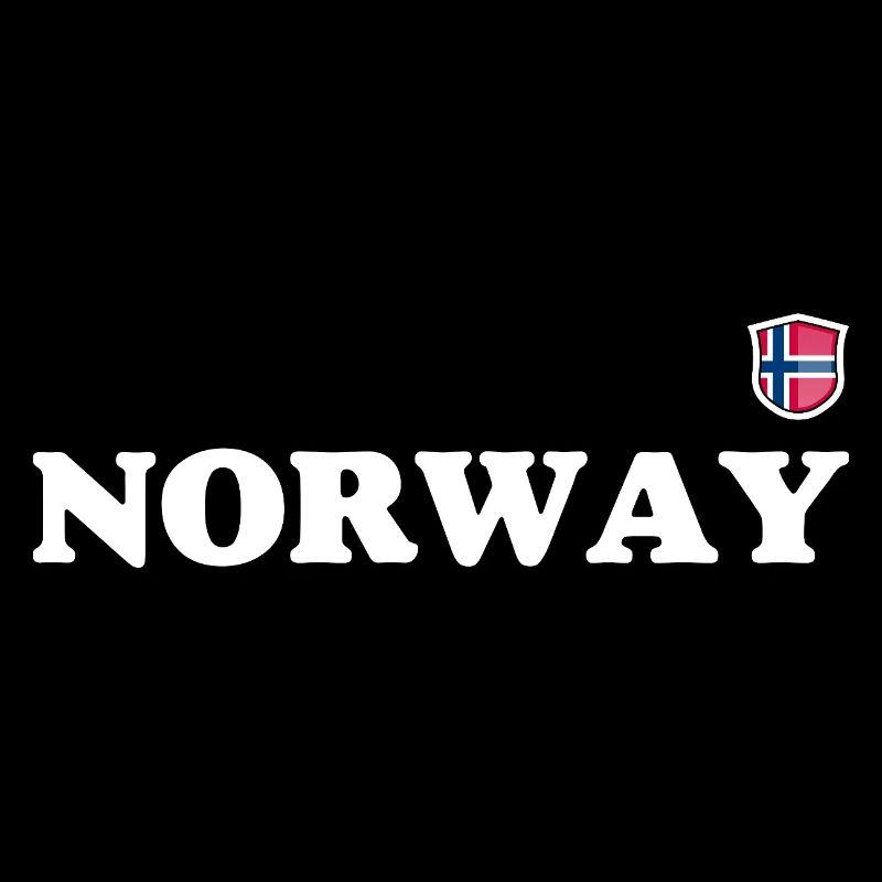 Norway Bold Flagcrest Graphic