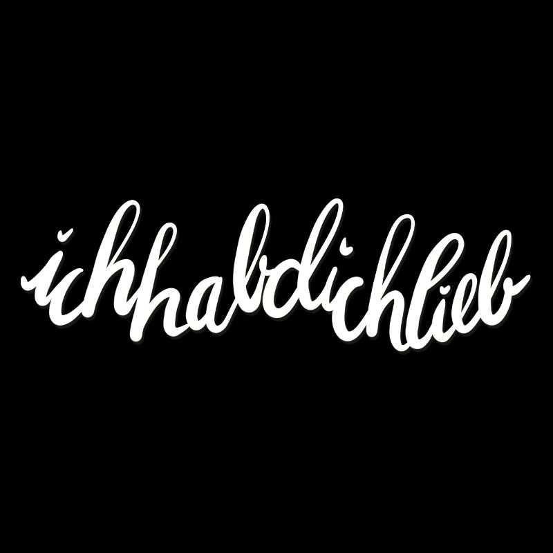 Ich hab dich lieb - ich liebe dich - toller Spruch