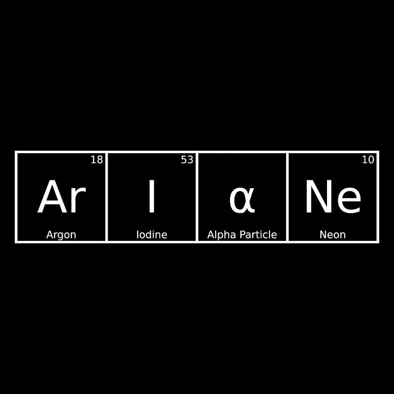 Ariane Name Vorname Chemie Periodensystem Elemente