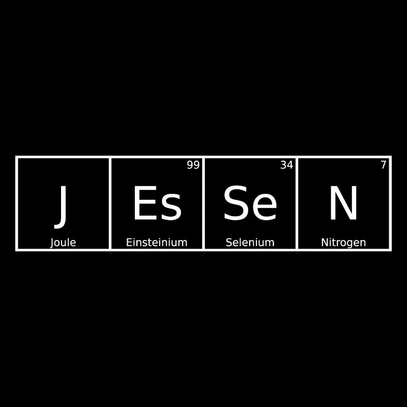 Jessen Nom Prénom Chimie Tableau périodique Éléments