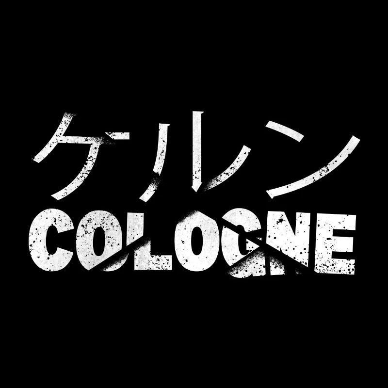 Cologne Cologne Germany Japan Japanese script