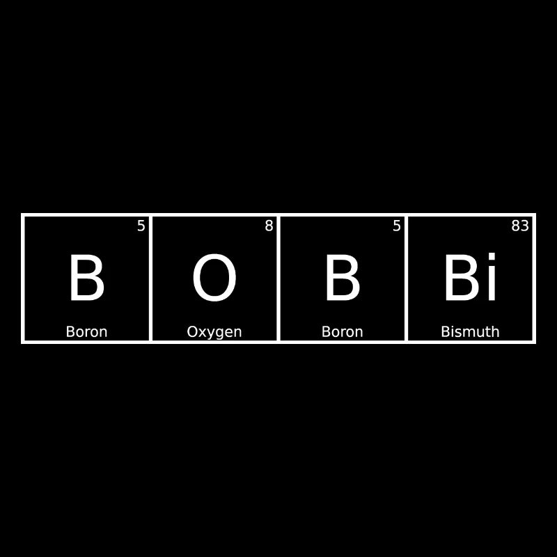 Bobbi Surname First Name Chemistry Periodic Table Elements