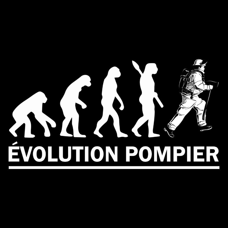 évolution pompier / cadeau humour pompier
