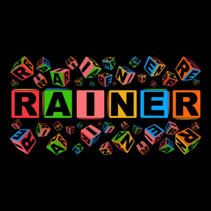 RAINER colourful cubes
