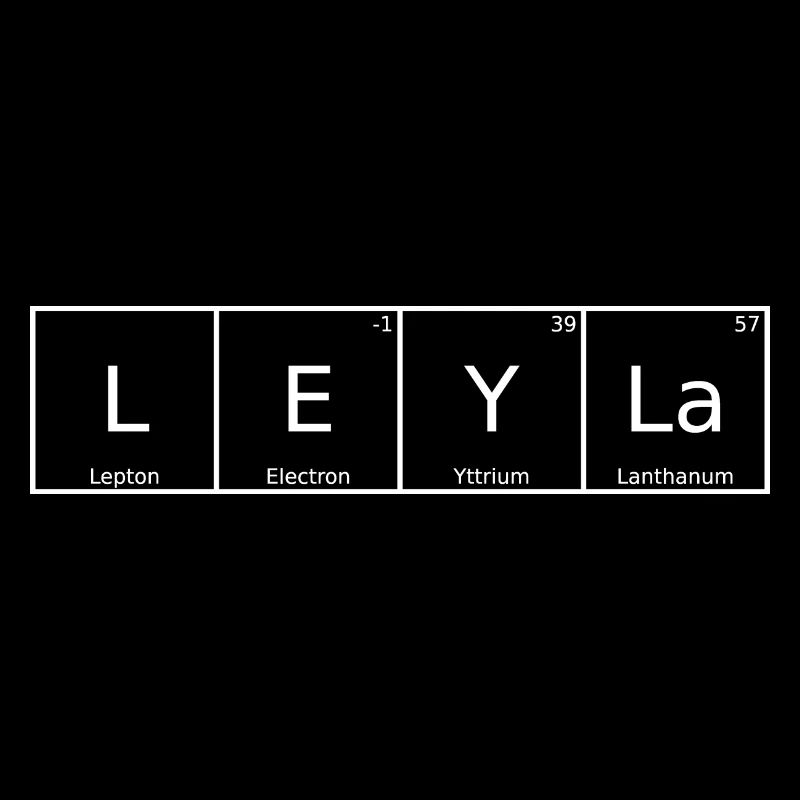 Leyla Name First Name Chemistry Periodic Table Elements