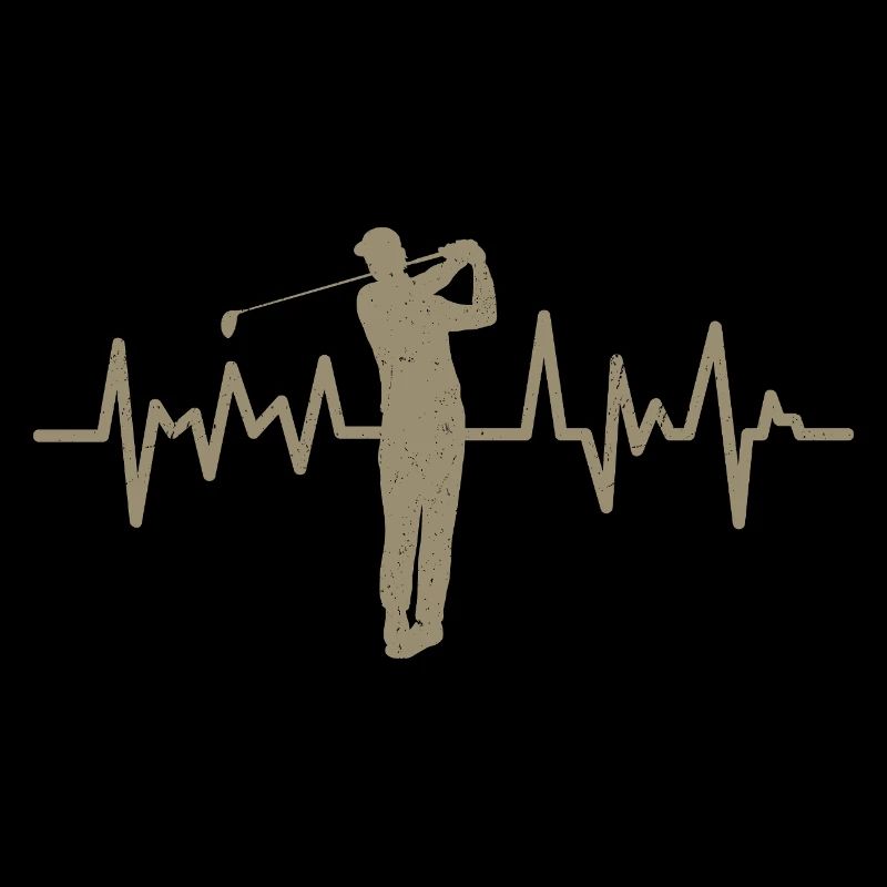 Golfspieler Golf Geschenk Golfschläger Retro