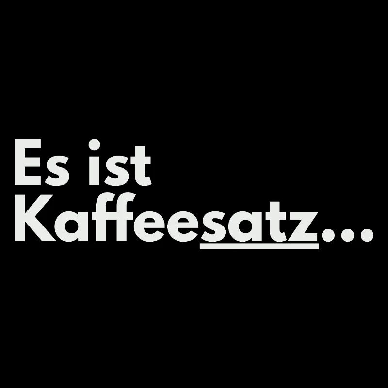 C’est une faute de conception de marc de café