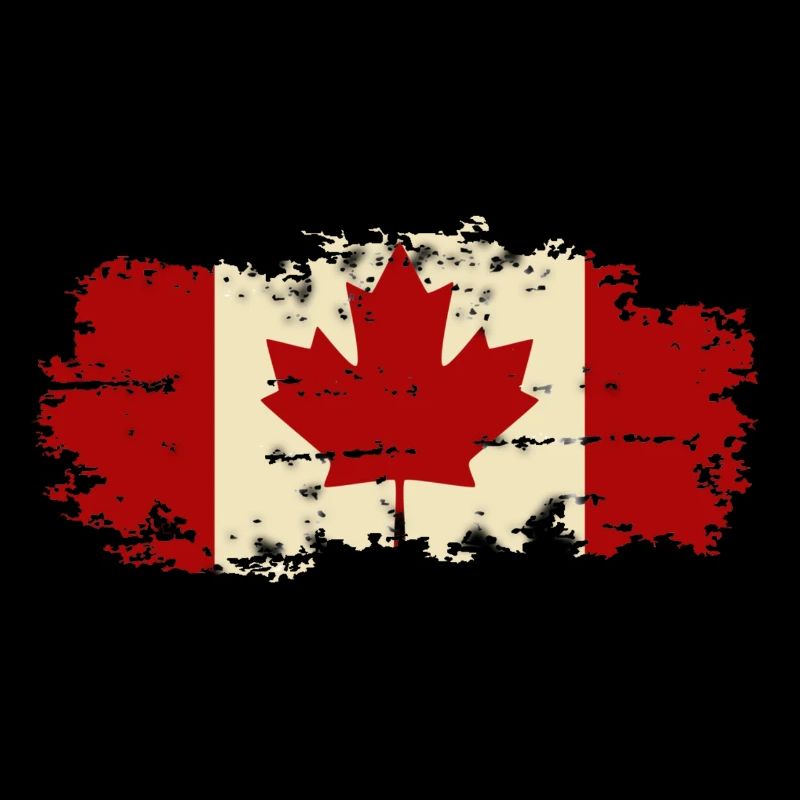 Canada Drapeau canadien, Arrière-plan Célébration Art